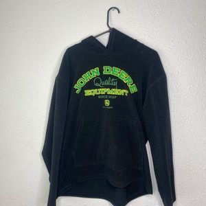 John Deere Hoodie - Large - Quality Equipment - Fleece Style Sweatshirt.